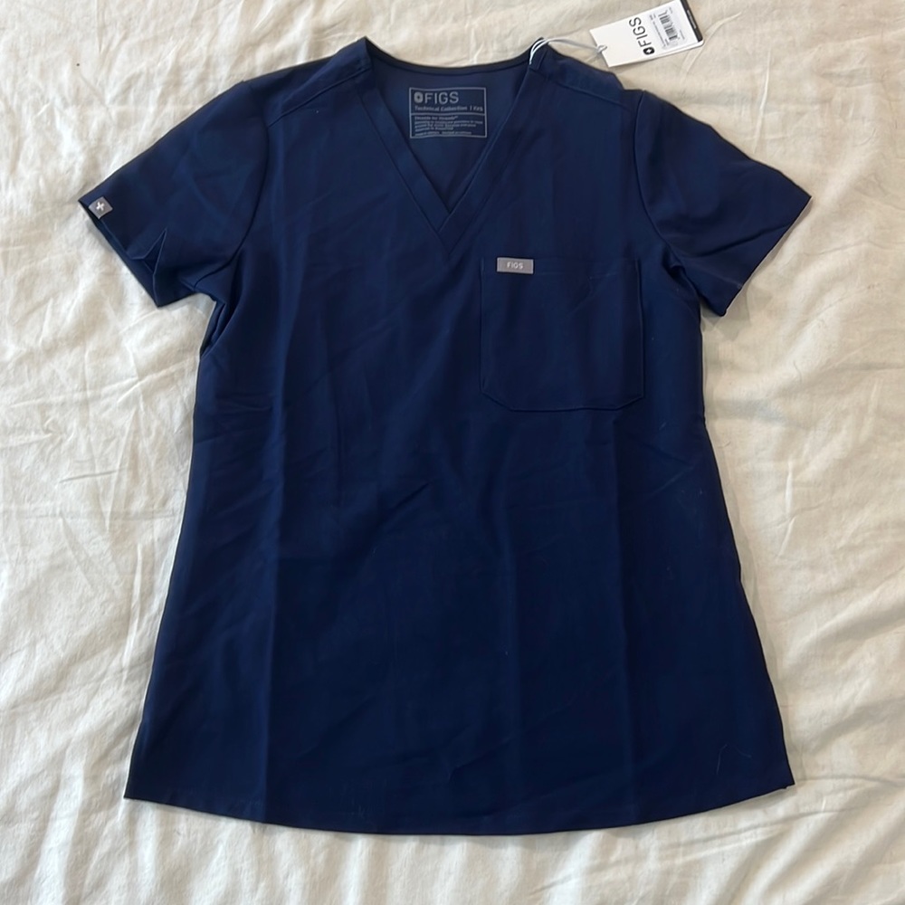 FIGS, Catarina one-pocket top XS